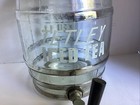 Vintage Rare Tetley Iced Tea Clear Crock Beverage Dispenser W Spigot Barrel