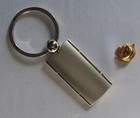 Vintage Apple Computer Rainbow Logo Lapel Pin 1980s Tie Tack A488   Keychain