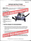 Sale  Genuine La-z-boy 25000163-00 Lift Chair Couch Plastic Slide Guide Lazy Boy