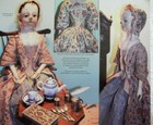18p History Article   Paper Doll - Antique English Queen Anne Dollhouse Dolls
