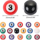 16-piece Mini Billiard Balls Set     25mm  0 98   Small Pool Balls For Table Games