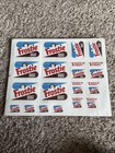 1970s Frostie Root Beer  Soda Vinyl Sticker Decal Sheet Vintage Advertising