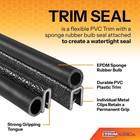 Trim-lok Trim Seal  Edge Trim With Top Bulb  Fits 0 375-inch Bulb  3 16-inch    