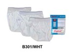 6 Boy s Color White Classic Briefs Underwear Cotton Blend Size S M L Xl B301w