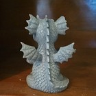 Pacific Giftware Gray Dragon Figurine Statue Fantasy Genre Theme Made In China