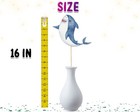 Set 5 Shark Centerpieces Baby Shower Birthday Ocean Party Decor Table Decoration