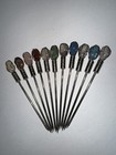 Post Skewers With Real Gemstones