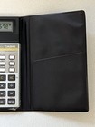 Rare  Vintage Casio Fx-210 Scientific Calculator - Works Great- W  Cover 1980s