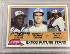 Tim Raines Signed 1981 Topps  479 Rookie Card Montreal Expos Autograph Psa dna