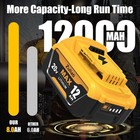 2pack For Dewalt 20v 20 Volt Max Xr 12 0ah Lithium Battery Dcb206-2   Charger