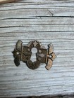 Rare 19th Century Period Fancy Victorian Keyhole Escutcheon  Spectacular 