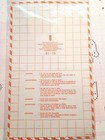 Pc183 Silver Reed Knitting Machine Set 6 Design Mylar Sheets Cards 61-70 X 10