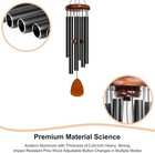 Wind Chimes Large Deep Tone Chapel Bells 6 Tubes Outdoor Garden Home Decor Gift