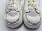 Vintage Stride Rite White Leather Lace Up Toddler Baby Walking Shoes Usa 3 5 D 