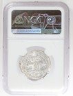 420-438 Ad Sasanian Empire  bahram V  Ar  silver  Drachm - Rayy Mint - Ngc Ms