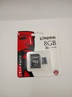 Kingston Microsdhc Memory Card With Adapter 8gb Brand New Sealed