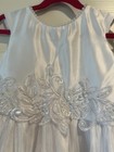 Flower Girl Dress - Size 6 - White Lace Pearl - Sweet Kids Sku850
