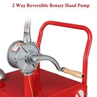 30 Gallon Fuel Gas Caddy Wheels Pump Portable Diesel Tank Hose For Atv Tractor