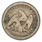 Love Token - Mintie Script On Silver Seated Liberty Quarter - Sku-y3013