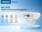 Toallin 4k Uhd Autofocus Windows Hello Webcam w  Built-in Mic privacy Protection