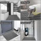 Cat Litter Box Mat  35  X 24  Large Kitty Litter Trapping Mat Keep Floor Clean