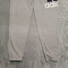 Adidas Pants Mens Medium Gray Essentials Performance Logo Jogger Jersey Athletic