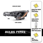 Led Drl Projector Headlamp Replacement Left For 2020-2022 Toyota Corolla