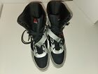 Reebok Boxing Boots  Lace Up Ankle Strap Black silver Men   s Size 11 mayweather