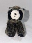 Vintage Russ Berrie  racks  Raccoon Plush Small Stuffed Animal Bean Bag 