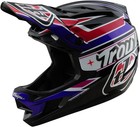 Troy Lee Designs D4 Polyacrylite Linear Mtb Helmet Wmips Black All Sizes G2u