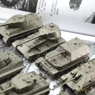 1 144 Full Metal Wwii German Big Cat Series Tanks Diecast Military Model Collect