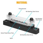 2pcs 12 Terminal Block Bus Bar Auto Car Boat Power Distribution Block With Cover