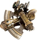 Nautical Bronze Sextant     Solid Brass Maritime Astrolabe   Vintage Ship Navigati