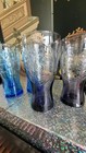 Vintage Set Of 5 Retro Purple Blue Mcdonald s Glasses 1961 3  1955  2  Excellent