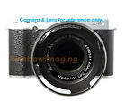49mm Metal Slim Low Profile Curved Tilted Vented Wide Angle Lens Hood  lense Cap