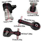 For Honda Civic 1 8l 2006-2009 Engine Motor   Trans Mount Set Kit Automatic 4pcs