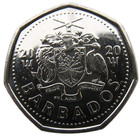 Barbados 1 Dollar 2020 Flying Fish - Blue Colored Unc