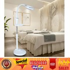 Pro Rolling Floor Stand Led Facial Magnifying Salon Beauty Light Magnifier Lamp