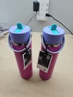 New Hydro Flask 24oz Wide Mouth Flex Straw Water Bottle Holiday Punch 2-pack