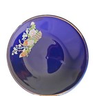 Fine Porcelain Cup   Saucer Lot Of 9  Dark Blue