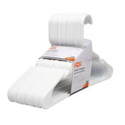 White Plastic Hangers  20-pack 
