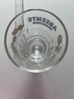 Absente    Absinthe Refined   Liqueur 7  Painted Poppies Glass Barware Halloween