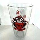 Red Dog Beer Pitcher   4 Pint Glass Set 1995 Plank Road Brewery Barware Vintage