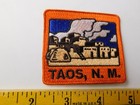 Taos Vintage  Patch Hat Vest Badge  Travel Souvenir New Mexico Usa
