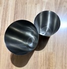 2 Piece Bar Weighted Shaker Matte Black     18oz  28oz 