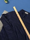 Callaway Opti-dri Women   s Golf 1 4 Zip Pullover Jacket Size L Navy Blue Stripe