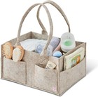 Upgraded Baby Diaper Caddy Organizer  Portable Nursery Storage Bin With Handl   