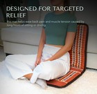 Healthyline Tao Heating Pad Chair Infrared Gemstone Therapy Pemf Pain  40x18 
