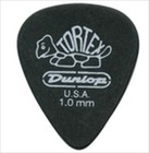 Dunlop Guitar Picks 72 Pack Tortex Pitch Black Standard 1 0mm 488r1 0