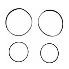 New 4pcs set Belts Fits For Sony Tc-we425 Tc-we435 Tc-we475 Tc-we635 Tcwe635 675